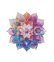 RoboTime Dřevěné puzzle Květinová mandala