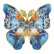 RoboTime Dřevěné puzzle Motýl Morpho Helena