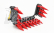 Ros-model Accessories Capello Corn Header Diamants Hs12 Foldable 1:32 Červená Šedá