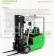 Ros-model Cesab B316 Carrello Elevatore Verticale - Vertical Order Picker 3 Wheels 1:23 Zelená Černá