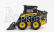 Ros-model New holland L175 Ruspa Gommata - Tractor Scraper 1:32 Žlutá Šedá