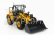 Ros-model New holland W190b Ruspa Gommata - Tractor Scraper 1:50 Žlutá