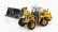 Ros-model New holland W190b Ruspa Gommata - Tractor Scraper 1:50 Žlutá