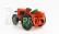 Ros-model Same D.a.25 Tractor 1952 1:32 Oranžová Zelená