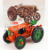 Ros-model Same D.a.25 Tractor 1952 1:32 Oranžová Zelená