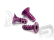 Samořezný šroub se záp. hlavou 3 X 8mm, 5ks (PURPLE)