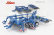 Schuco Accessories Plow Harrow Fortschritt B402 1:32 Fialově Zelená