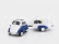 Schuco BMW Isetta With Caravan 1955 1:87 Modrá Bílá