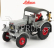 Schuco Deutz F3 M417 Tractor 1954 - Christmas Edition 2021 - Con Babbo Natale - With Figure Santa Claus 1:32 Světle Šedá