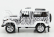 Schuco Land rover Defender 90 Safari 1999 1:64 Bílá Černá