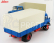 Schuco Mercedes benz L911 Truck Telonato 1966 1:18 Modrá Bílá