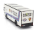 Schuco Mercedes benz O317 Truck Car Transporter Porsche Martini Racing 1968 1:64 Bílá Modrá