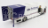 Schuco Mercedes benz O317 Truck Car Transporter Porsche Rothmans 1984 1:18 Bílá Modrá