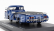 Schuco Mercedes benz Racing Car Transporter Truck Rennwagen 1955 1:43 Blue