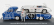 Schuco Mercedes benz Racing Car Transporter Truck Rennwagen 1955 With 300 Slr Spider 1:43 Modrá Stříbrná