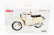 Schuco Simson Schwalbe Kr51/1 1968 1:5 Bílá