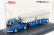 Schuco Volkswagen T1b Continental Motors Porsche Car Transporter 1962 1:64 Modrá Černá