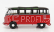 Schuco Volkswagen T1b Samba Minibus 1962 1:32 Červená Černá
