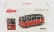 Schuco Volkswagen T1b Samba Minibus 1962 1:32 Červená Černá