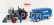 Schuco Volkswagen T1b Van Lanz Assistance + Bulldog Tractor 1956 1:32 Modrá Šedá