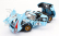 Shelby-collectibles Ford usa Gt40 Mkii 7.0l V8 Team Shelby American Inc. N 1 2nd (but Really Winner) 24h Le Mans 1966 K.miles - D.hulme 1:18 Světle Modrá