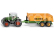 SIKU Farmer - traktor Fendt s přívěsem, 1:50