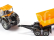 SIKU Farmer - Traktor se sklápěcím přívěsem 1:87
