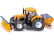SIKU Super - traktor s přední radlicí a sypačem soli 1:50