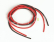 Silikonový kabel 1,0qmm, 17AWG, 2x1metr, černý a červený