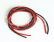 Silikonový kabel 1,6qmm, 15AWG, 2x1metr, černý a červený