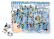 Small Foot Dřevěné puzzle zima 48 dílků