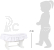 Small Foot Kolébka pro panenky Bassinet bílá