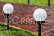 Solar Garden Ball LED Light (3ks)(vč. Aku)