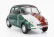 Solido Fiat 500 Italian Livery Tribute 1965 1:18 Červená Zelená Bílá