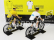 Solido Figures Set 4x Ciclista - Cyclist - Maglia Gialla - Yellow Jersey - Maglia A Pois - Pois Jersey - Maglia Verde - Green Jersey - Maglia Bianca - White Jersey - Tour De France 2022 1:18 Různé