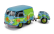 Solido Volkswagen T1 Van Kool Combi Ghosthunters Machine With Trailer 1950 1:18 Modrá Zelená