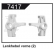 Součást předních těhlic (2 ks) - Z06 Evolution, 3120 DF Models / 144001 WL Toys 