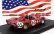 Spark-model Alfa romeo 33 Spider Team Autodelta N 65 12h Sebring 1967 A.de Adamich - T.zeccoli 1:43 Red