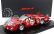 Spark-model Alfa romeo T33/2 1996cc V8 Team Vds Racing N 37 24h Le Mans 1968 T.pilette - R.slotemaker - Con Vetrina - With Showcase 1:18 Red