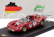 Spark-model Alfa romeo T33 N 22 1000km Nurburgring 1967 Roberto Bussinello - Teodoro Zeccoli - Andrea De Adamich - Nanni Galli 1:43 Red