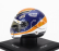 Spark-model Arai helmet Casco Helmet Kyle Larson Team Arrows Mclaren H1100 Nascar Cup Series Season 2024 1:5 Modrá Oranžová Bílá
