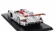 Spark-model Audi R8 3.6l Turbo V8 Team Audi Sport Joest N 8 Winner 24h Le Mans 2000 Frank Biela - Tom Kristensen - Emanuele Pirro 1:18 Silver Red