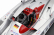 Spark-model Audi R8 3.6l Turbo V8 Team Audi Sport Joest N 8 Winner 24h Le Mans 2000 Frank Biela - Tom Kristensen - Emanuele Pirro 1:18 Silver Red