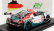 Spark-model Audi R8 Lms Gt3 Team Audi Sport Land N 29 24h Nurburgring 2021 C.mies - K.van Der Linde - R.rast 1:43 Bílá Šedá Modrá