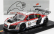Spark-model Audi R8 Lms Team Phoenix Racing N 111 24h Spa 2009 Henri Moser - Marcel Fassler - Alex Margaritis - Marc Basseng 1:43 Silver Red