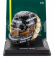 Spark-model Bell helmet Casco Helmet F1 Fernando Alonso Team Aramco Cognizant Aston Martin N 14 British Gp 2024 1:5 Černé Zlato
