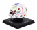 Spark-model Bell helmet Casco Helmet F1 Guanyu Zhou Team Stake Kick Sauber N 24 China Gp 2024 1:5 Bílá
