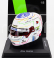 Spark-model Bell helmet Casco Helmet F1 Guanyu Zhou Team Stake Kick Sauber N 24 China Gp 2024 1:5 Bílá