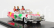 Spark-model Cadillac Eldorado Biarritz Cabriolet 1959 - Parade Des Pilotes Team Rebellion Racing 24h Le Mans 2019 T.laurent - G.menezes - N.berthon 1:43 Bílá Růžová Černá