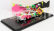 Spark-model Cadillac Eldorado Biarritz Cabriolet 1959 - Parade Des Pilotes Team Rebellion Racing 24h Le Mans 2019 T.laurent - G.menezes - N.berthon 1:43 Bílá Růžová Černá